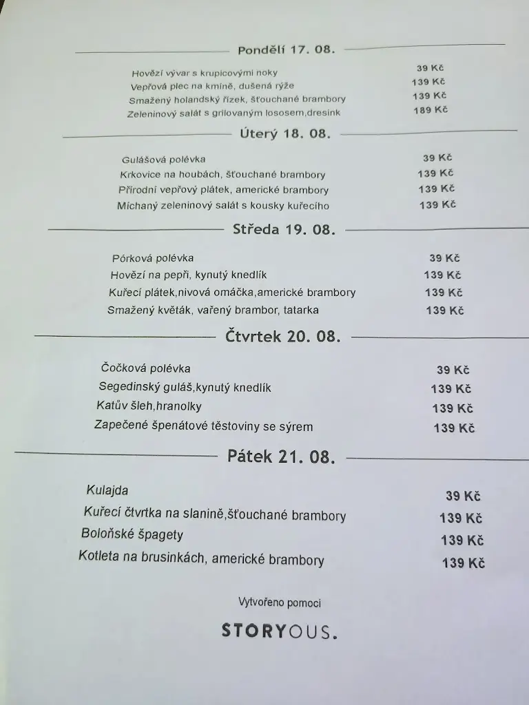 Menu_Restaurace Říčky_Rokytnice v Orlických Horách_image_2