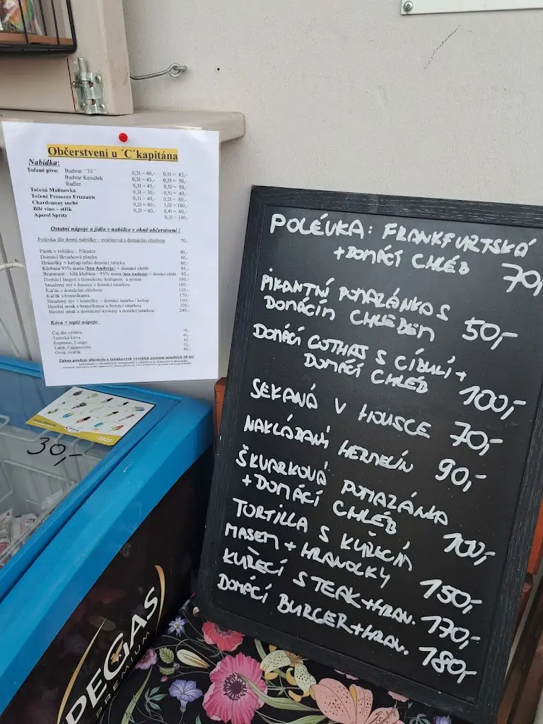 Menu_občerstvení u