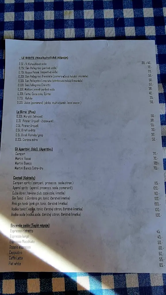 Menu_Ciao Italia Pinseria_Stěžery_immagine_3