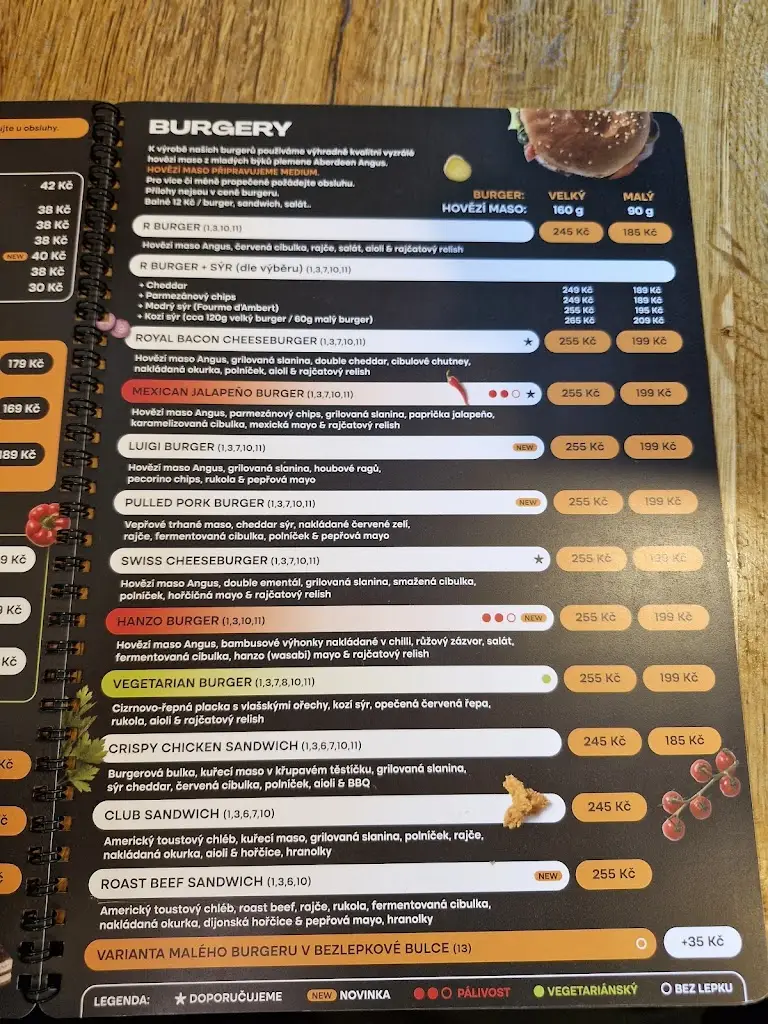 Menu_R Burger & Minigolf_Svoboda nad Úpou_immagine_3