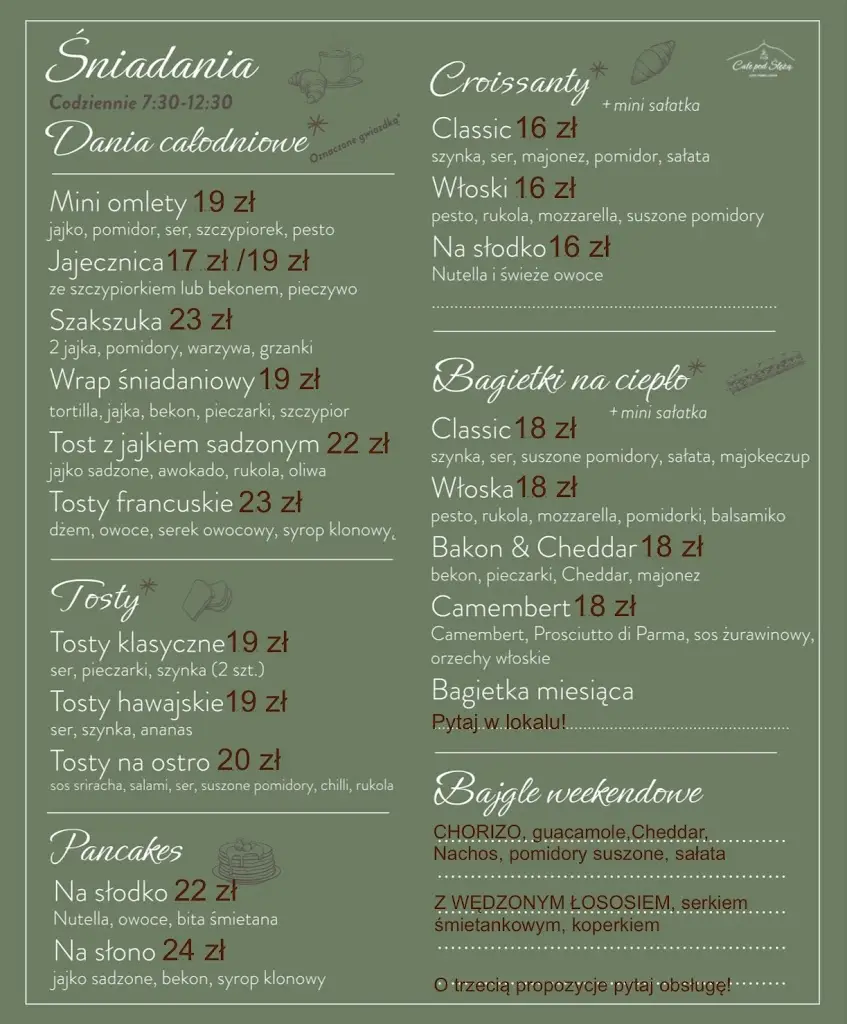 Menu_Cafe pod Ślężą_Sobotka_image_1