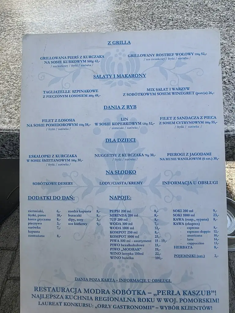 Menu_Modra Sobótka_Sobotka_image_2