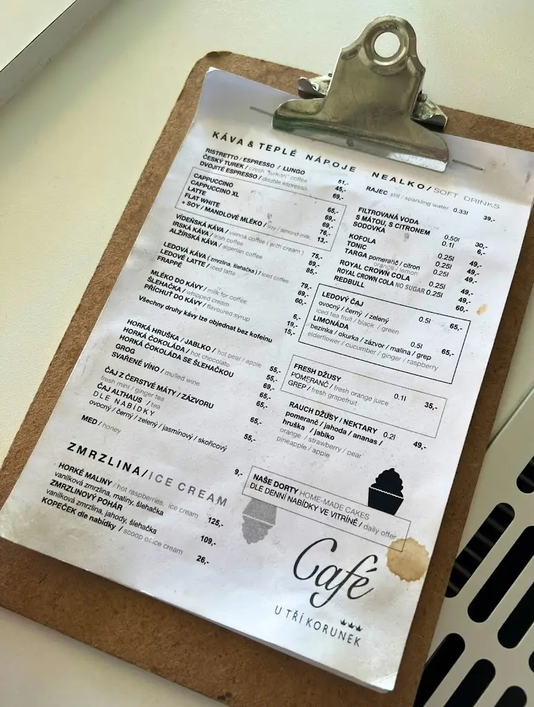 Menu_Café U Korunek_Trutnov_image_1