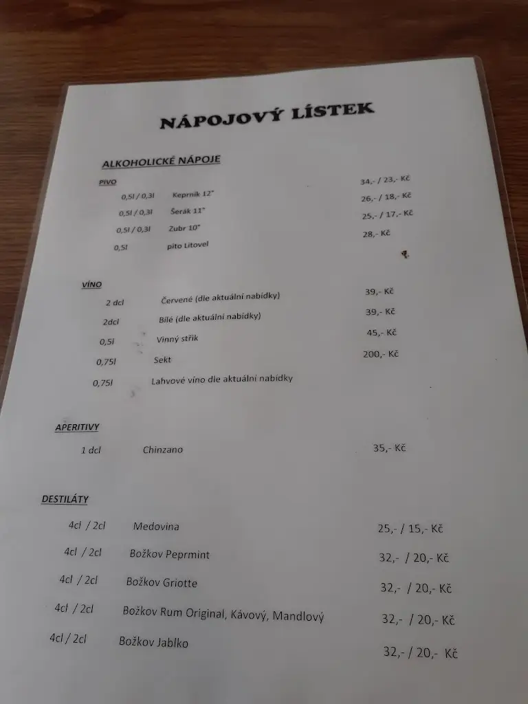 Menu_Restaurace Na Roli_Třebechovice pod Orebem_image_1