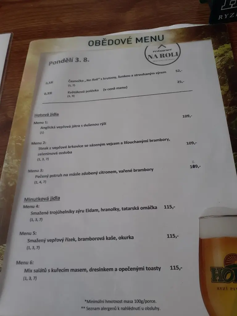 Menu_Restaurace Na Roli_Třebechovice pod Orebem_image_2