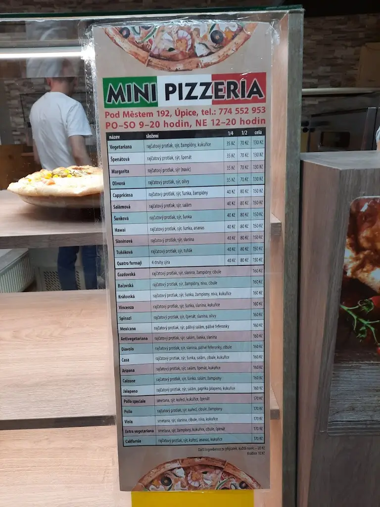 Menu_Mini Pizzeria_Úpice_image_1