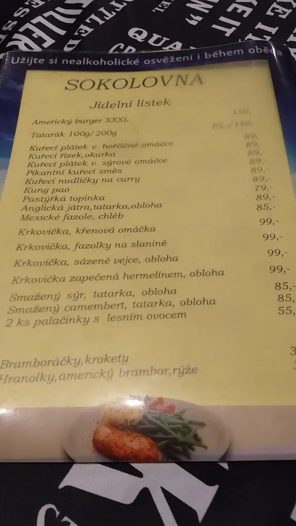 Menu_Sokolovna Markoušovice_Velké Svatoňovice_image_2