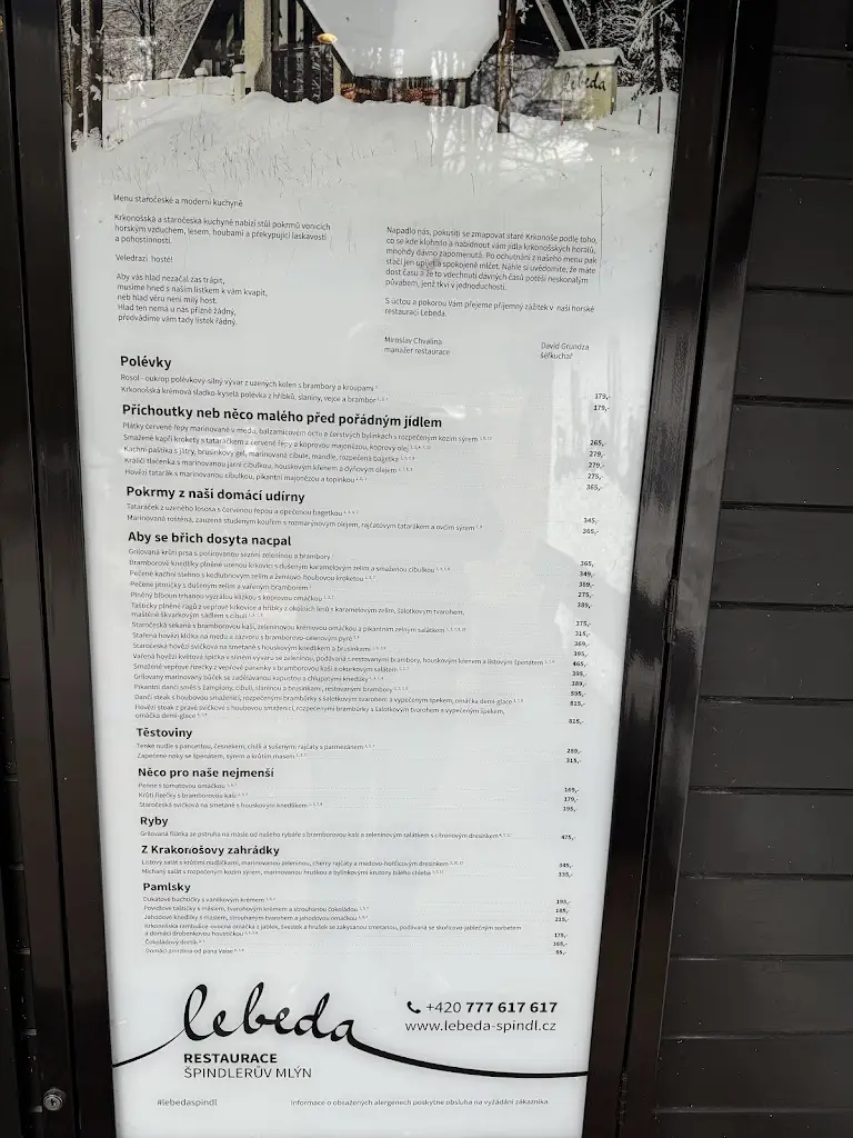 Menu_Restaurace Lebeda_Špindlerův Mlýn_image_3