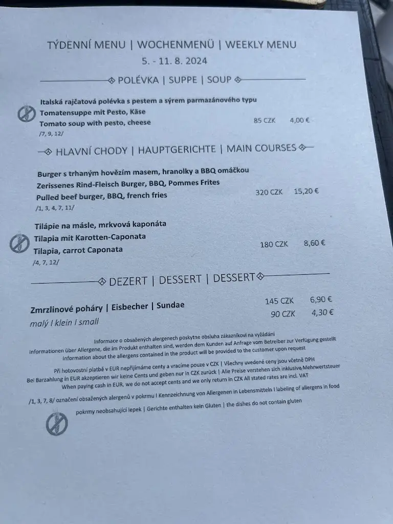Menu_Pinia restaurace Špindlerův Mlýn_Špindlerův Mlýn_image_1