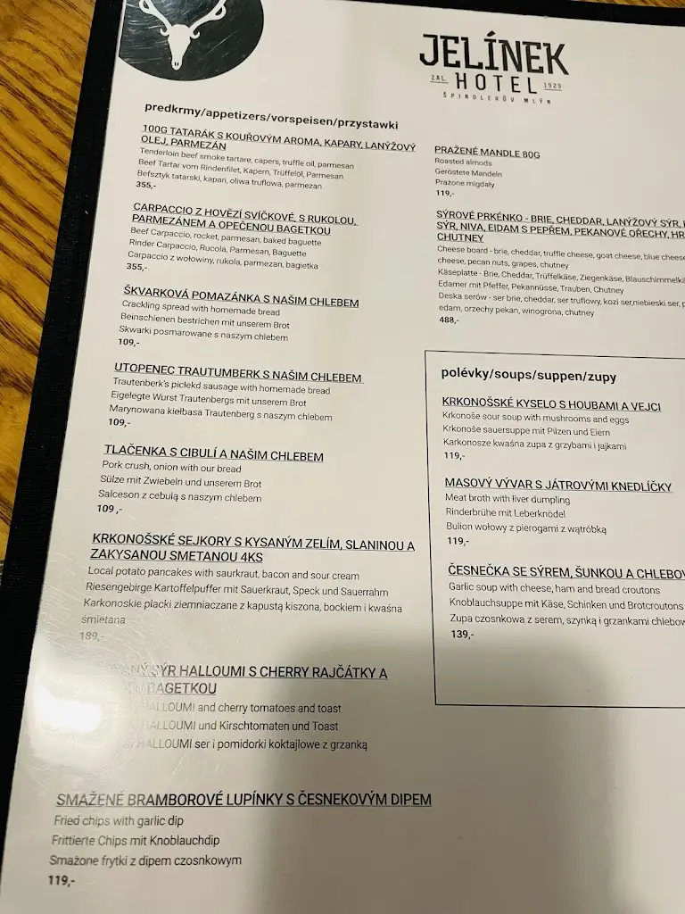 Menu_Restaurant Trautenberg_Špindlerův Mlýn_immagine_1