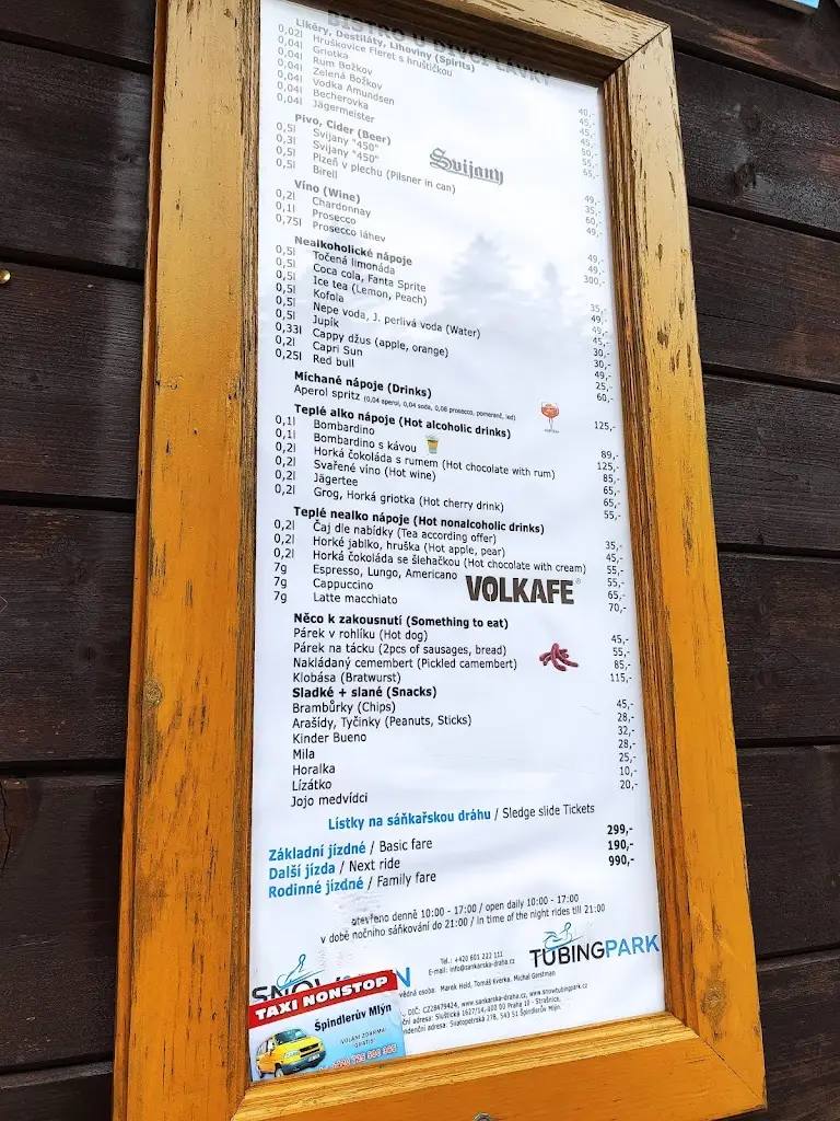 Menu_Maiden's Path Hut_Špindlerův Mlýn_image_3