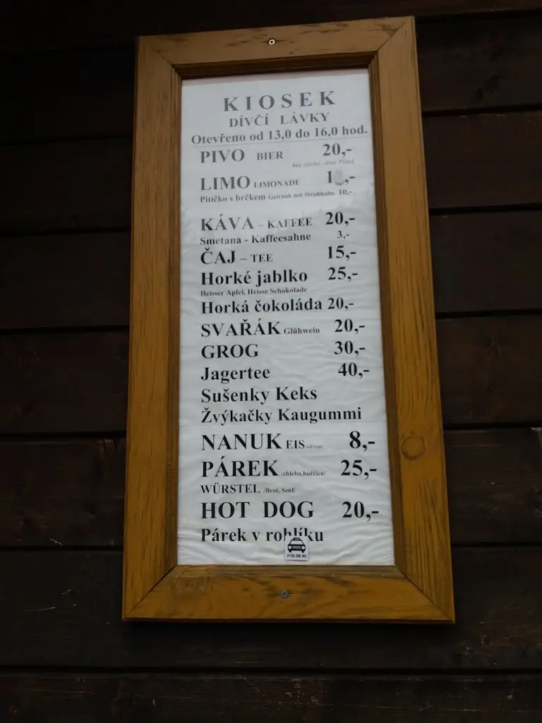 Menu_Maiden's Path Hut_Špindlerův Mlýn_image_4