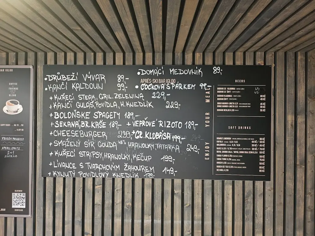 Menu_APRÉS SKI IGLOO BAR & RESTAURANT_Špindlerův Mlýn_image_1