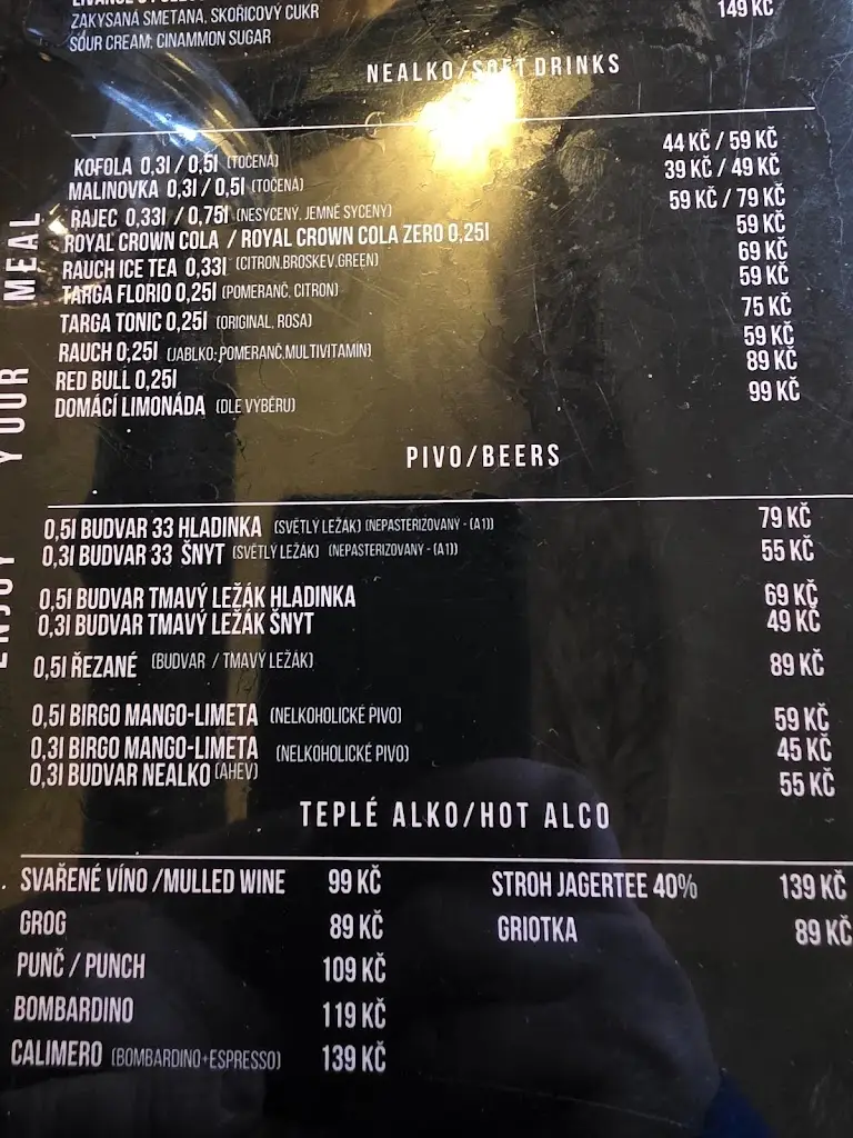 Menu_APRÉS SKI IGLOO BAR & RESTAURANT_Špindlerův Mlýn_image_2