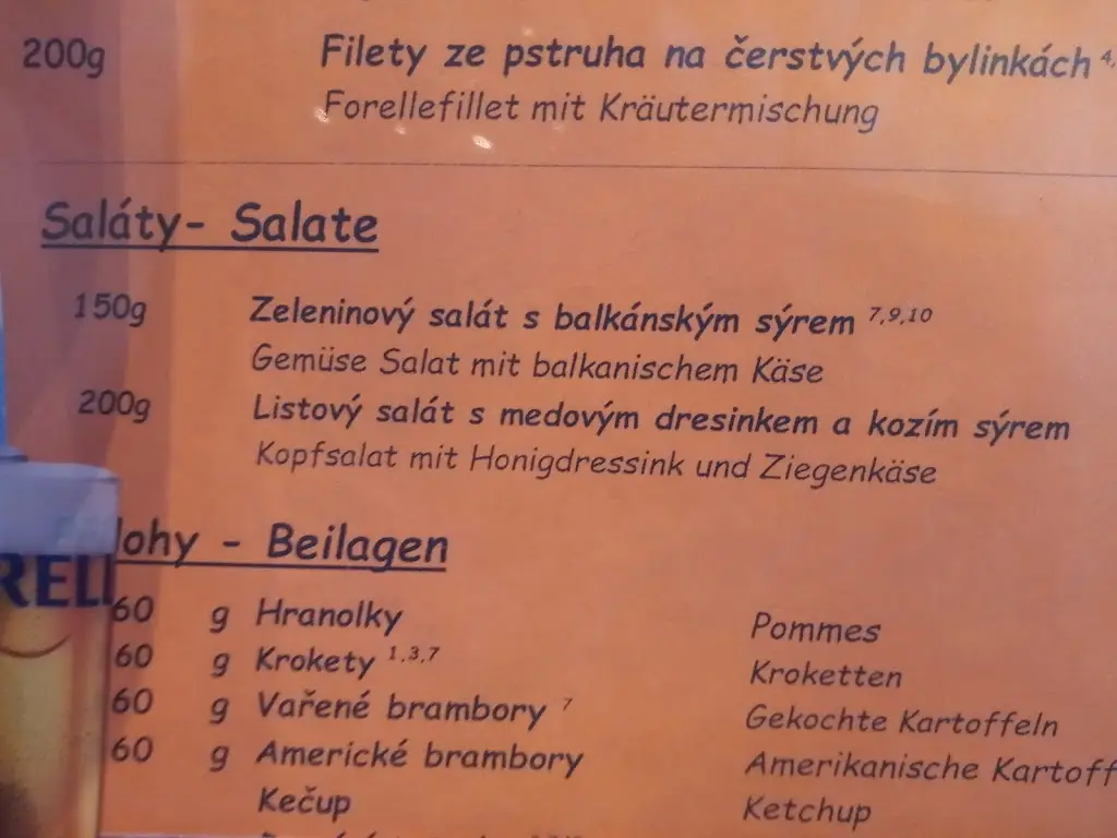 Menu_Restaurace Skalka_Benecko_immagine_3