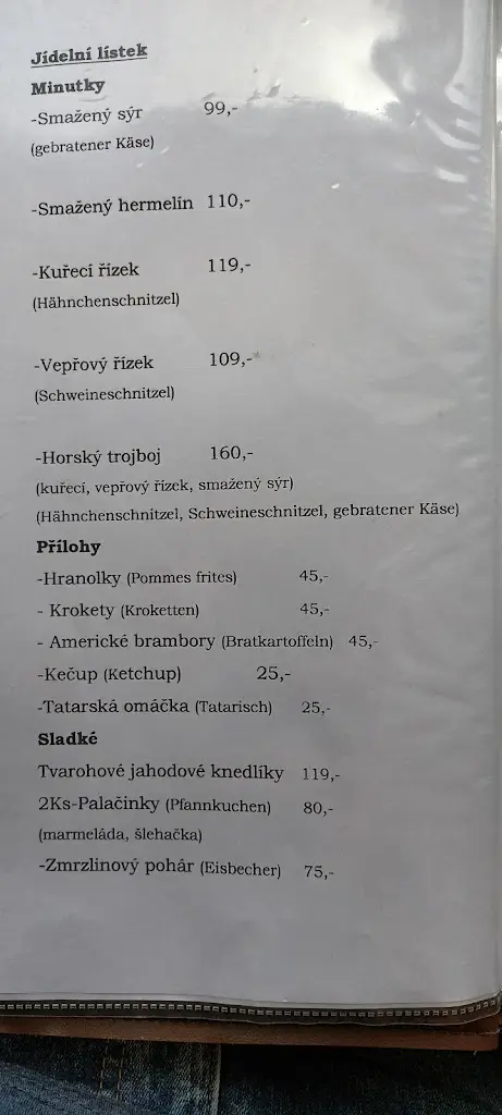 Menu_Restaurace a penzion Mája_Benecko_image_2