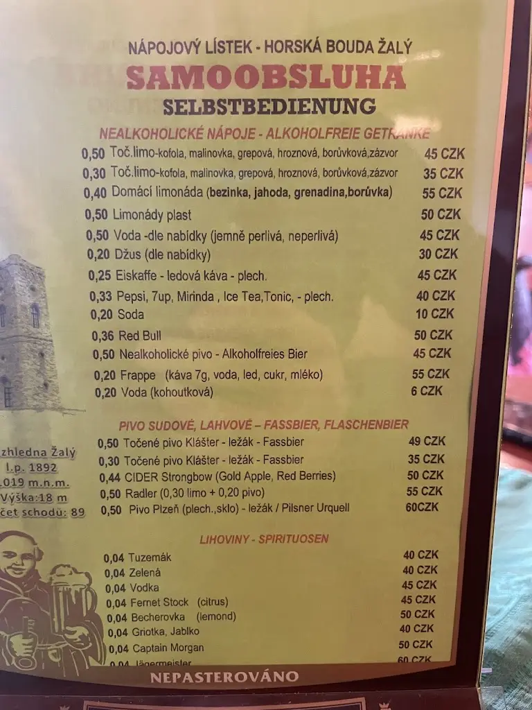 Menu_Zaly Baude_Benecko_image_1