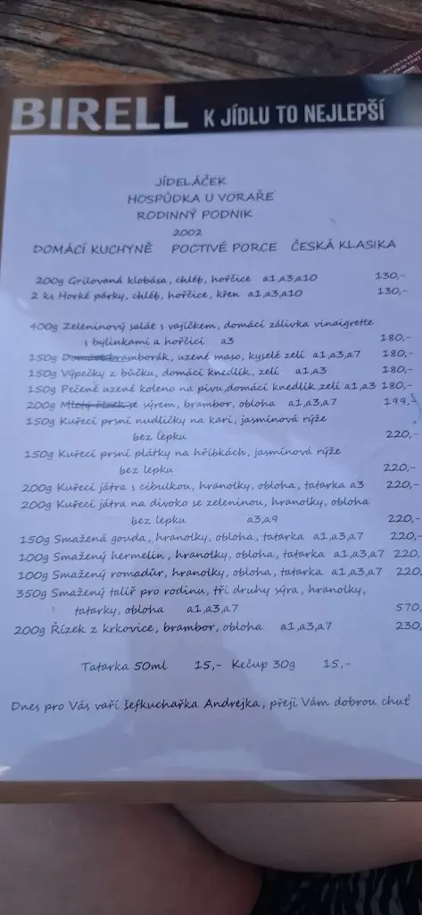 Menu_Hospůdka u Voraře_Hluboká nad Vltavou_image_3