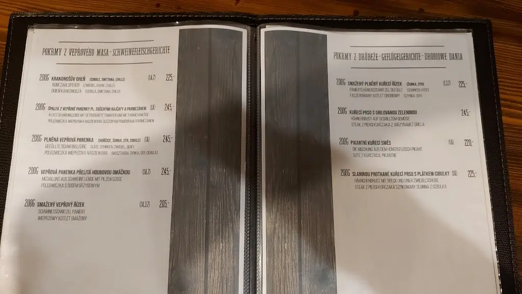 Menu_Motorest Kalan_Vrchlabí_immagine_3