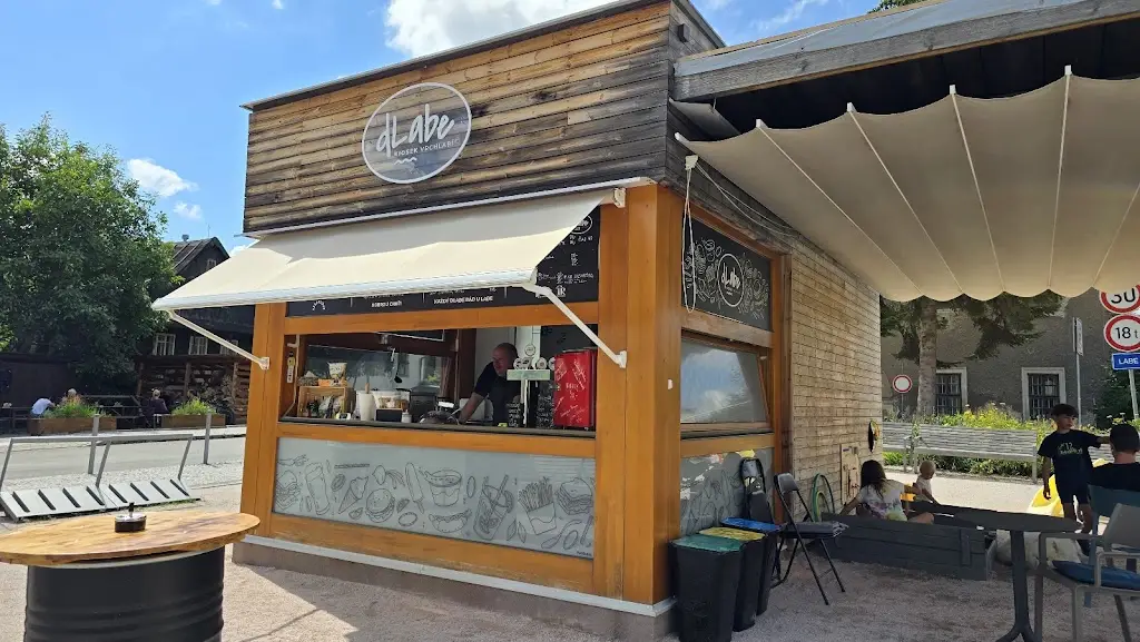 Kiosek dLabe restaurant in Vrchlabí