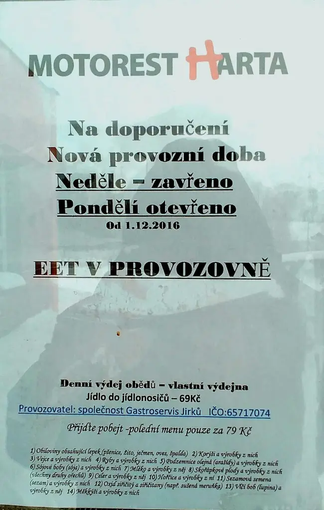 Menu_Motorrest Restaurant_Vrchlabí_immagine_3