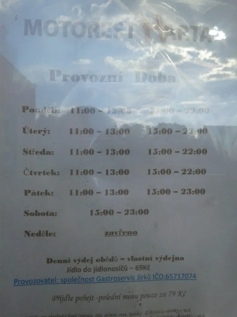 Menu_Motorrest Restaurant_Vrchlabí_immagine_4