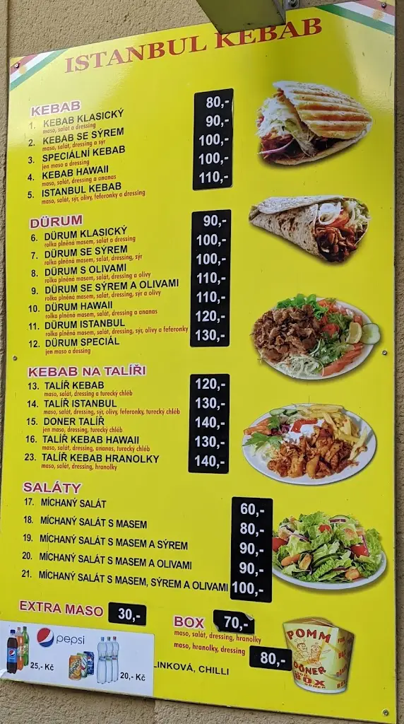 Menu_Istanbul kebab_Vrchlabí_image_1
