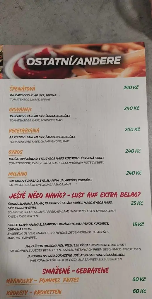 Menu_Pizza Calabria - Aquacentrum Vrchlabí_Vrchlabí_image_1