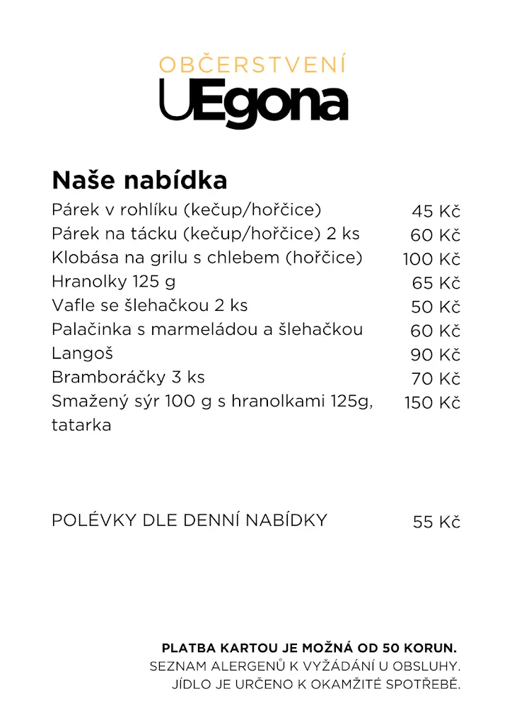 Menu_Občerstvení U Egona (točená zmrzlina)_Vrchlabí_image_2
