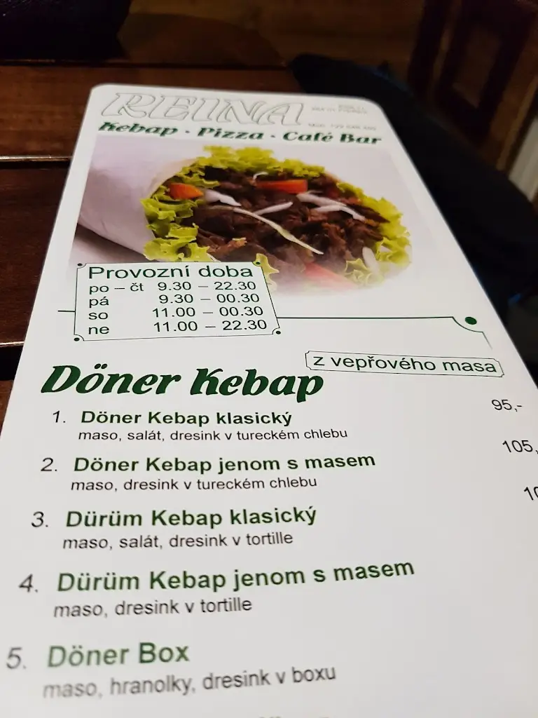 Menu_Kebab Reina_Frýdlant_image_1