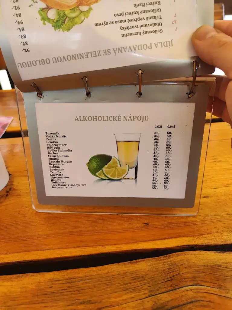 Menu_Občerstvení Jachta_Doksy_immagine_1