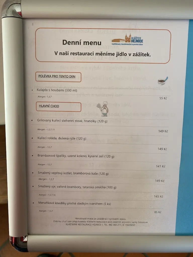 Menu_Abbey Inn_Hejnice_image_3