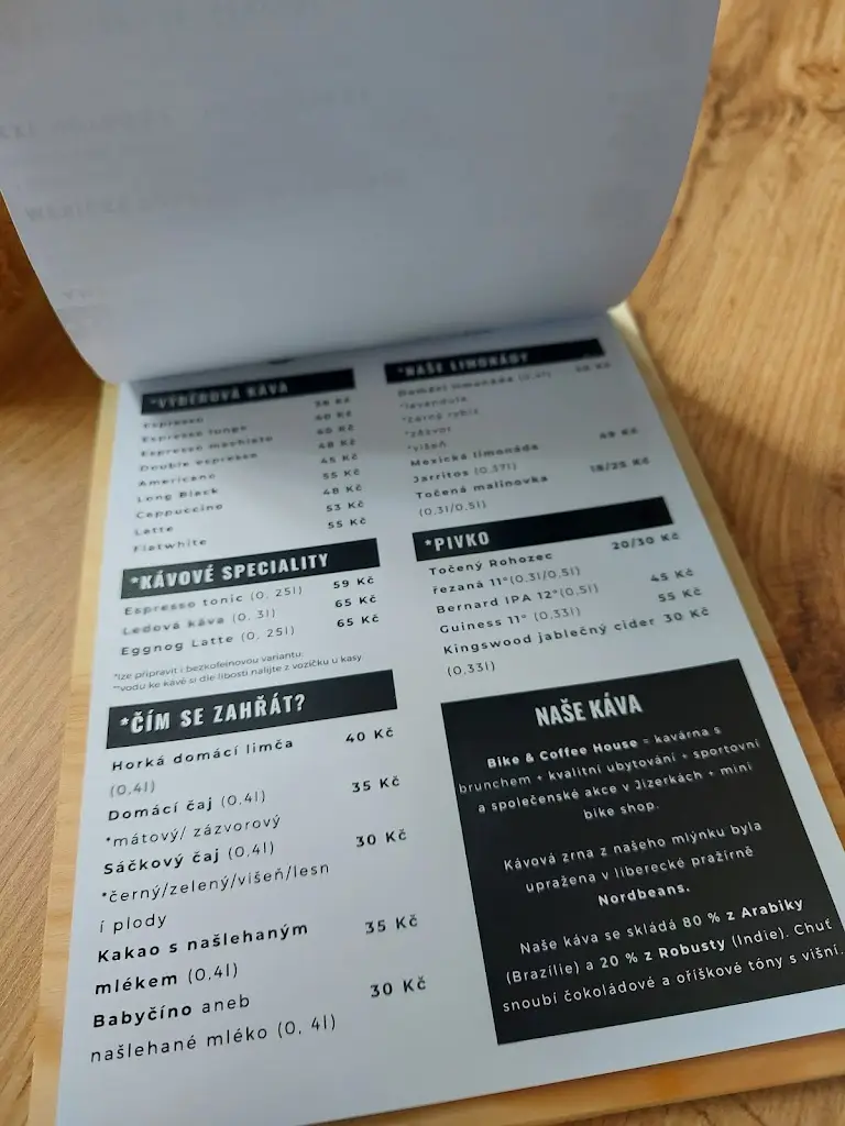 Menu_Bike&Coffee House_Hejnice_image_1