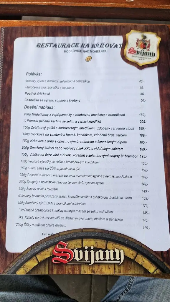 Menu_Na Křižovatce_Hodkovice nad Mohelkou_image_3