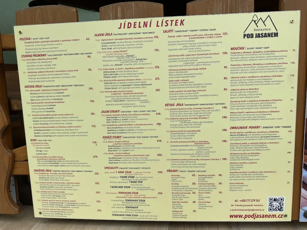 Menu_Restaurace pod Jasanem_Harrachov_image_1