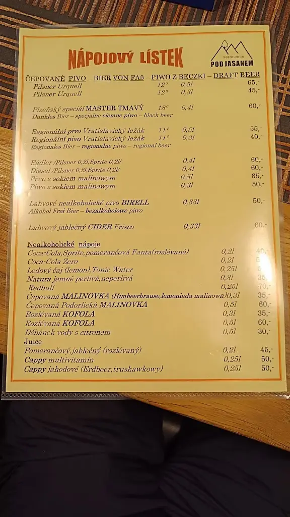 Menu_Restaurace pod Jasanem_Harrachov_image_4
