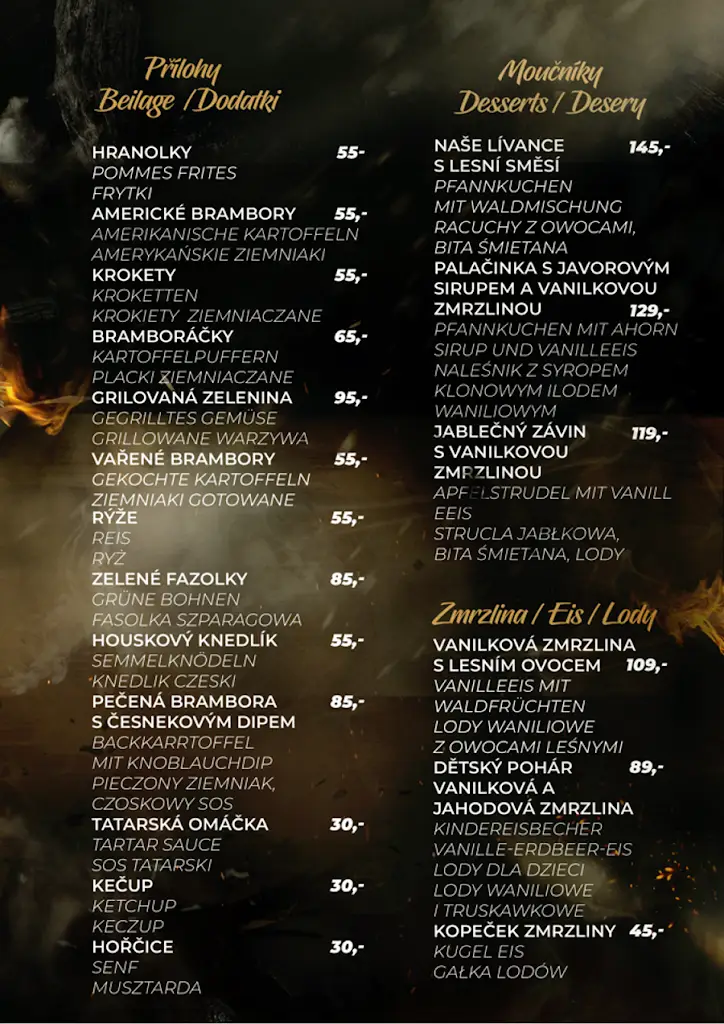 Menu_Restaurant & Pension U Studny_Harrachov_image_1