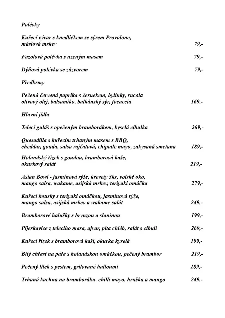 Menu_Rustico 345_Harrachov_image_1
