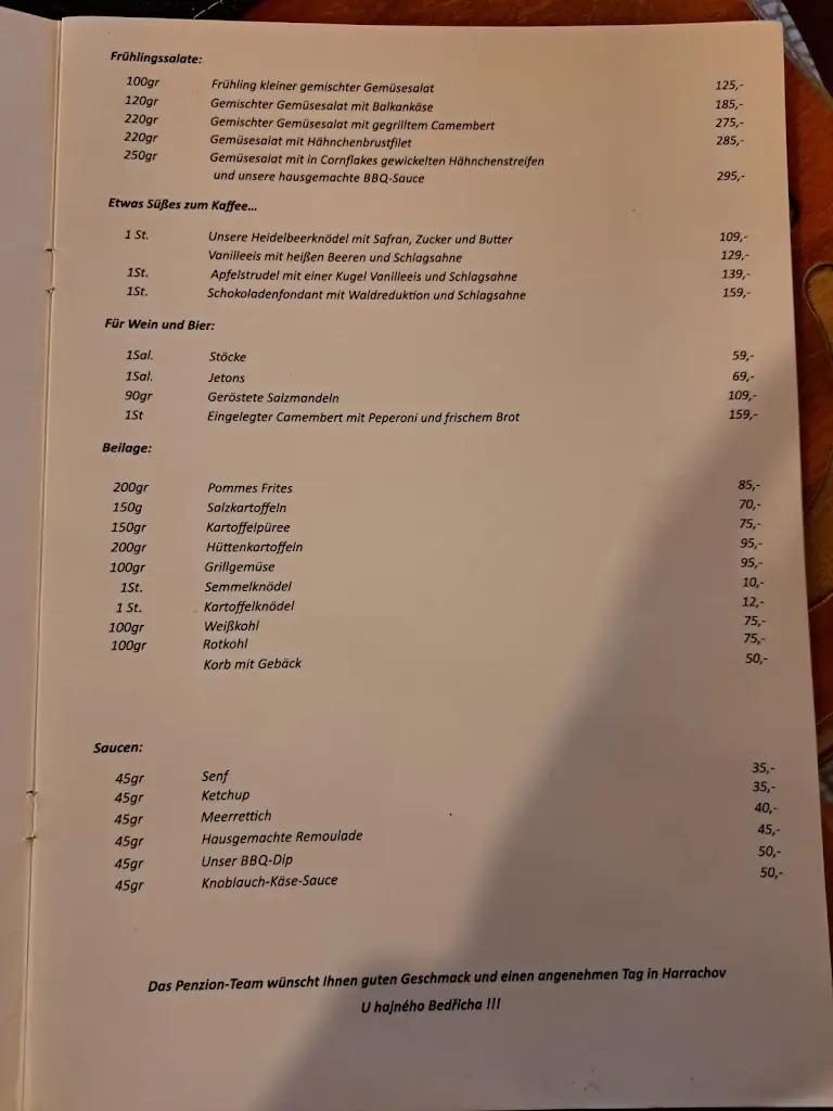Menu_Penzion u Hajneho Bedricha_Harrachov_image_1