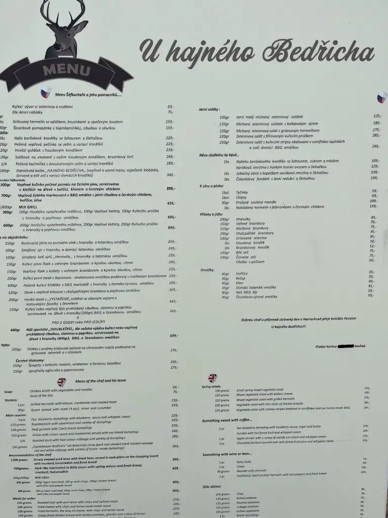 Menu_Penzion u Hajneho Bedricha_Harrachov_image_2