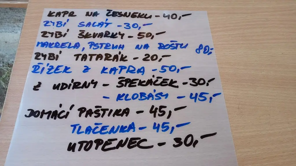 Menu_U Čiláka restaurace_Blatná_immagine_1