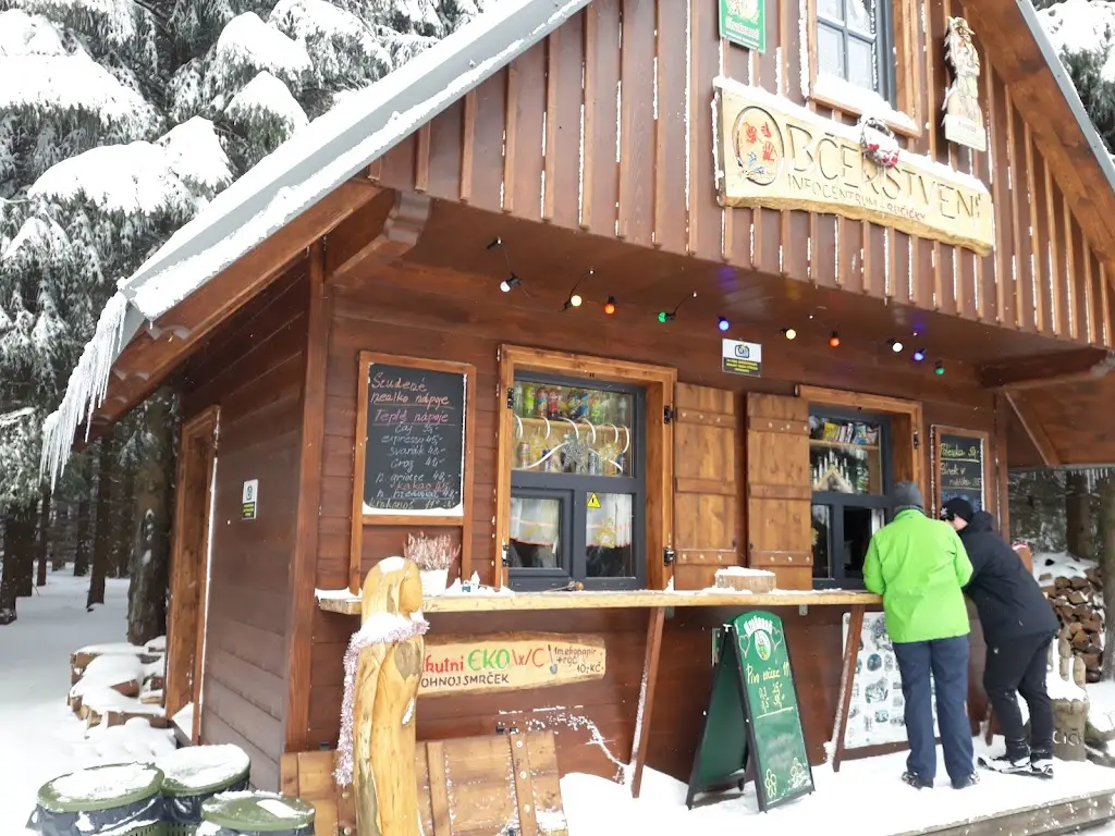 Občerstvení, INFOCENTRUM , Ručičky kiosek restaurant in Harrachov