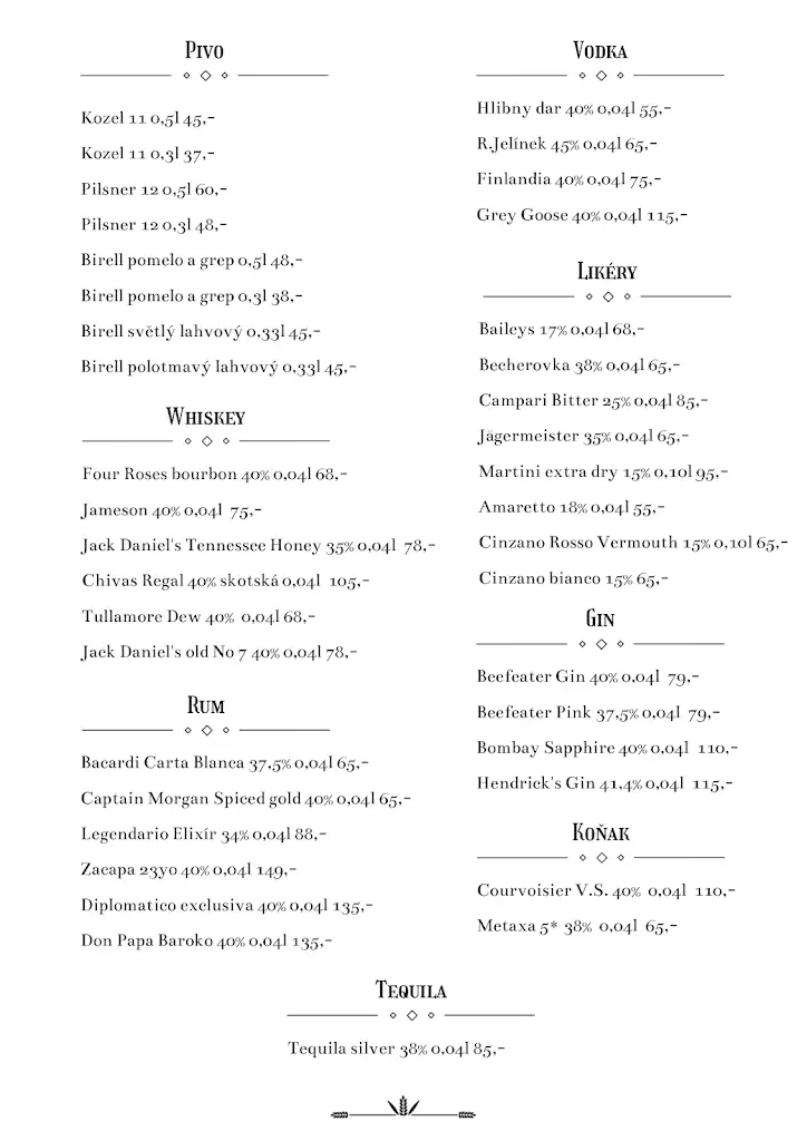 Menu_Podkarpatská restaurace_Jablonec nad Jizerou_immagine_2