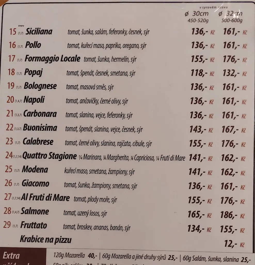 Menu_Cukrárna, kavárna a pizza Karel Červinka_Jablonec nad Jizerou_image_4