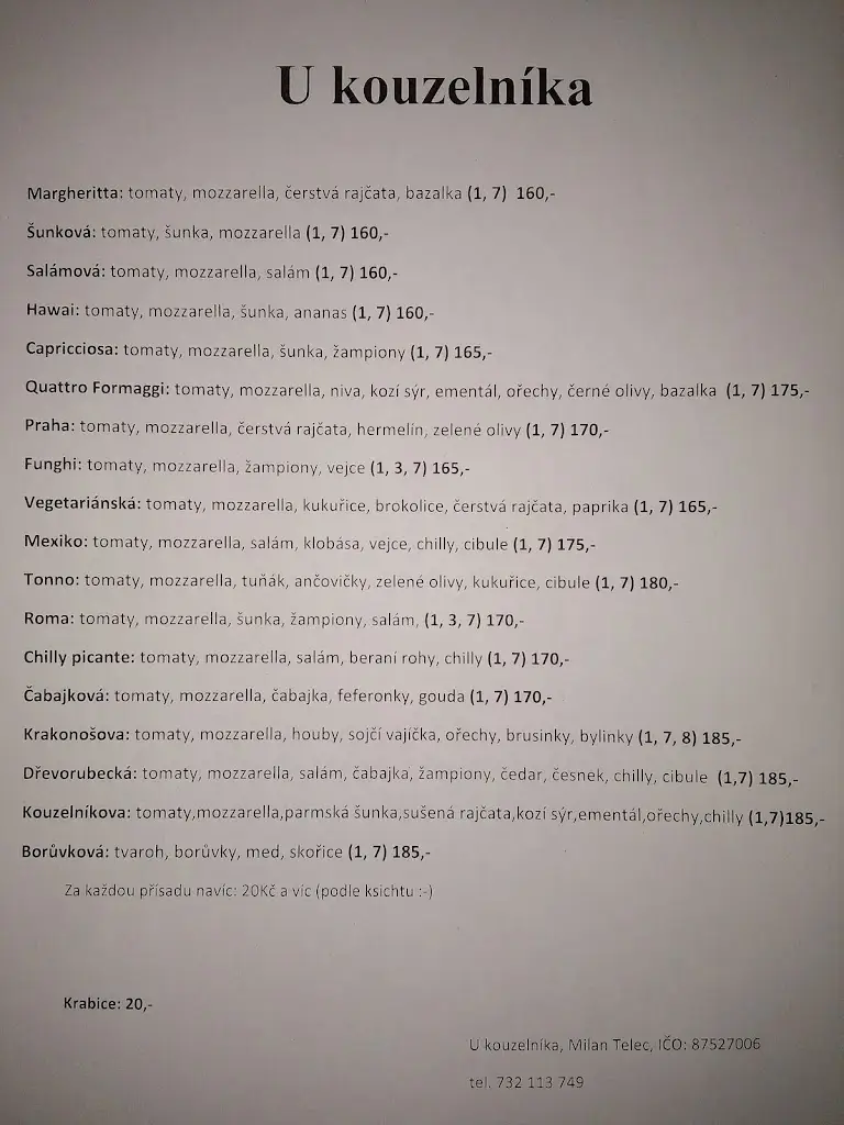 Menu_Pizzerie U Kouzelníka_Jablonec nad Jizerou_image_4