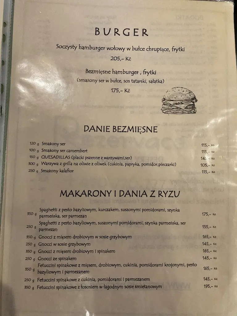 Menu_Camelot Restaurant_Hrádek nad Nisou_image_4