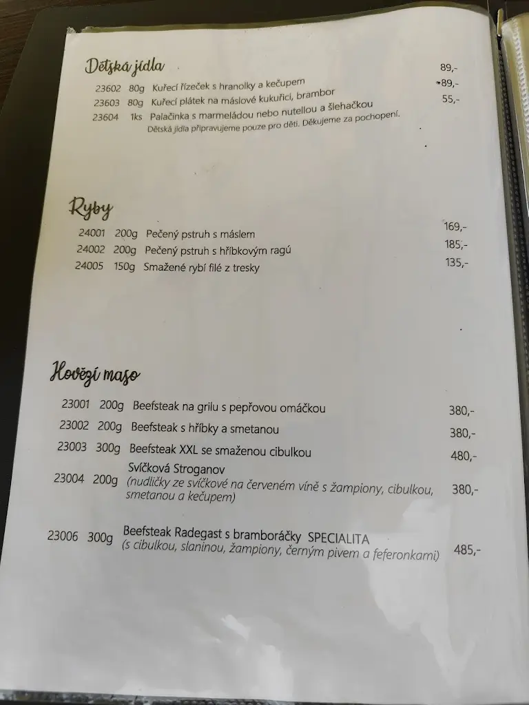 Menu_Lidový dům Restaurant_Hrádek nad Nisou_immagine_3