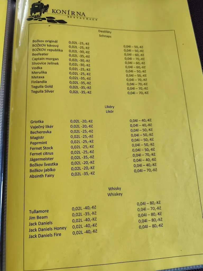 Menu_Konirna Restaurant_Hrádek nad Nisou_image_2