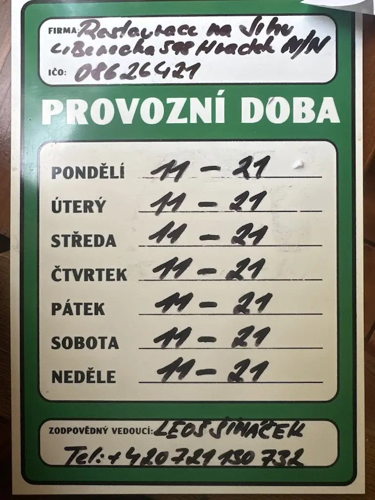 Menu_The South End Restaurant_Hrádek nad Nisou_image_3