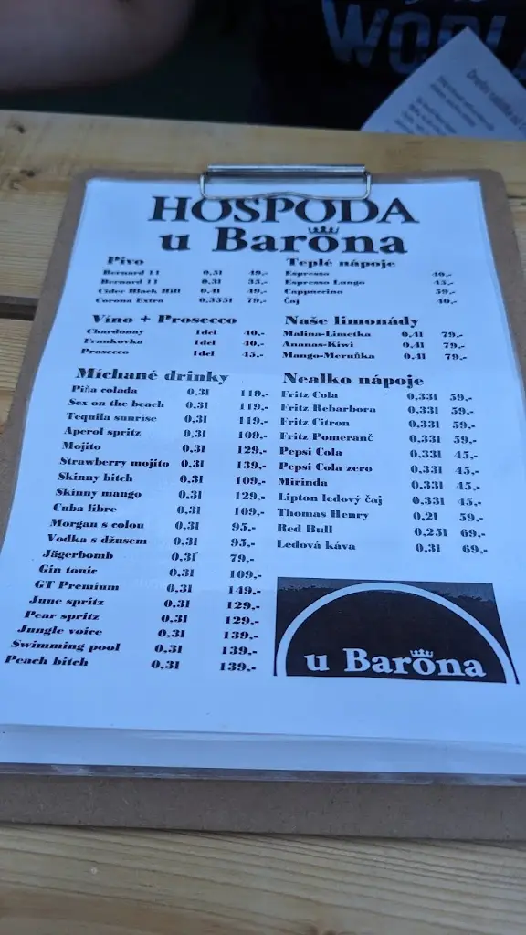 Menu_Baron's_Hrádek nad Nisou_image_2